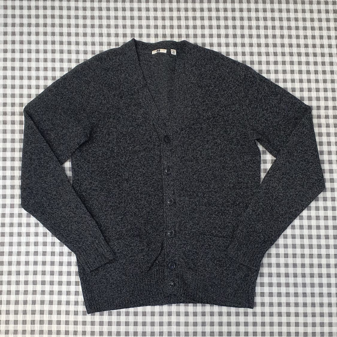 유니클로 울100 브이넥 가디건 남자95 상품이미지1