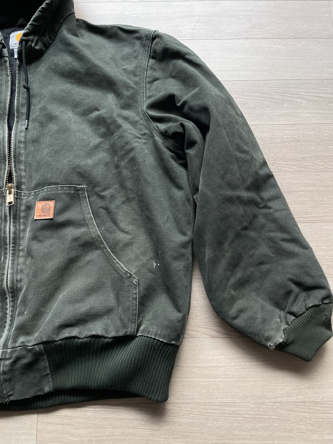 칼하트 j130 mos 모스 액티브 샌드스톤 빈티지 carhartt 상품이미지7