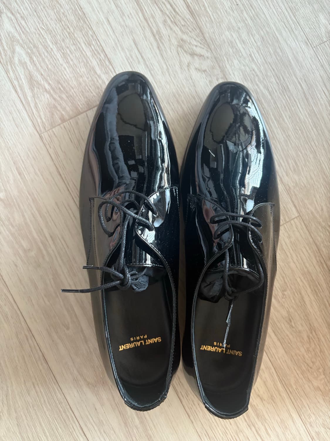생로랑 블랙 남성 더비슈즈 42.5 상품이미지4
