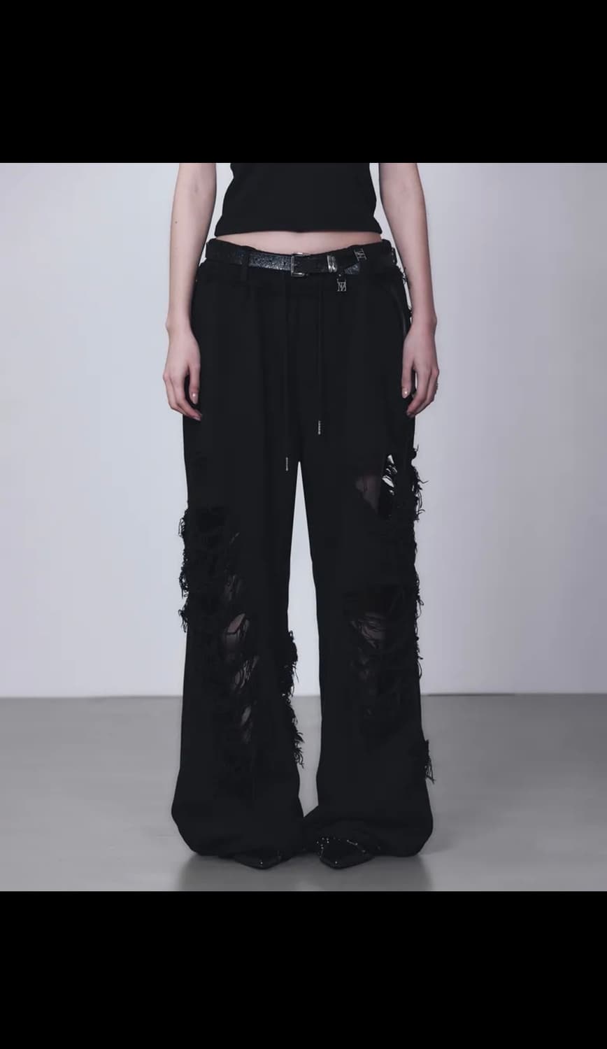 트리밍버드 스크래치 데미지 팬츠 상품이미지1