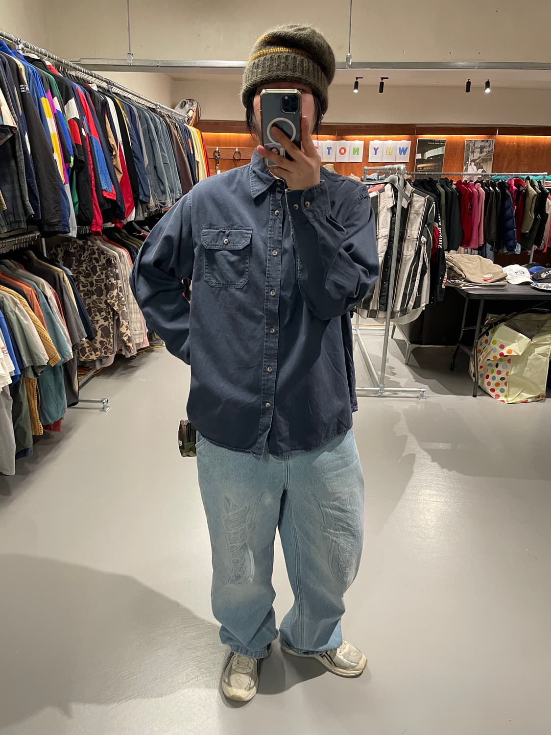 랭글러 워크 셔츠 상품이미지4