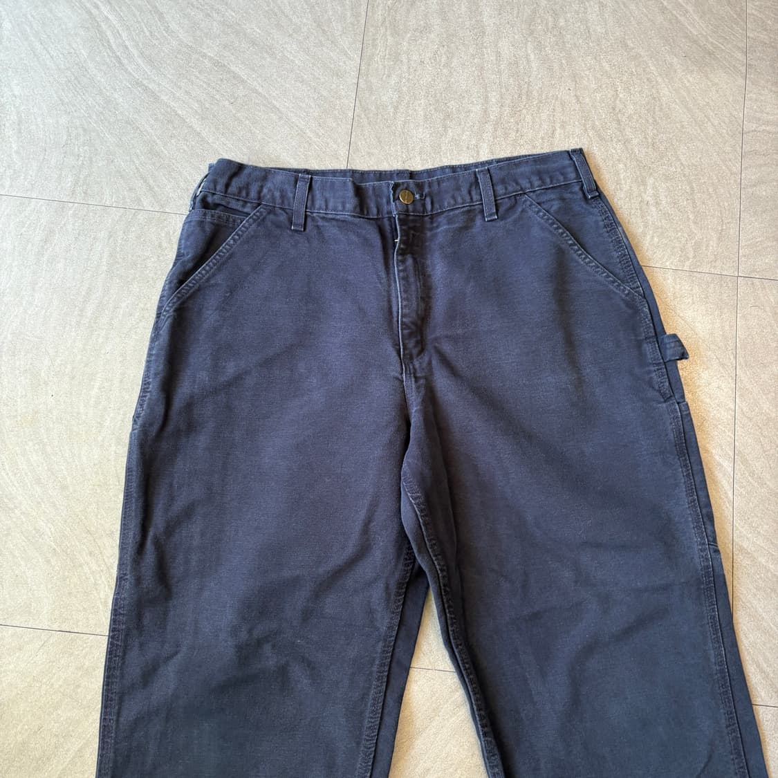 칼하트 오리지널 네이비 카펜터 팬츠 상품이미지7