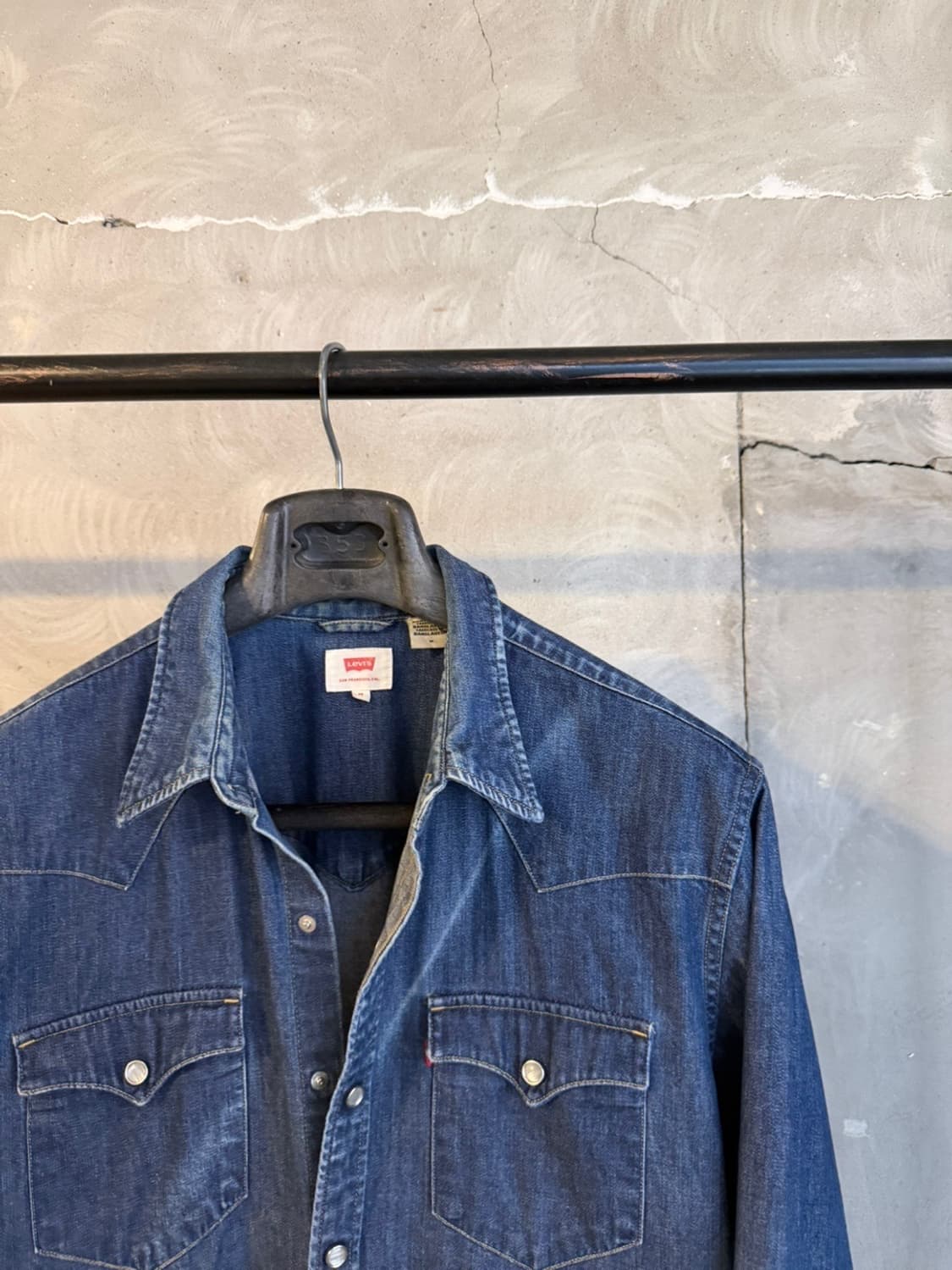 리바이스 웨스턴 데님 셔츠 슬림100 상품이미지7