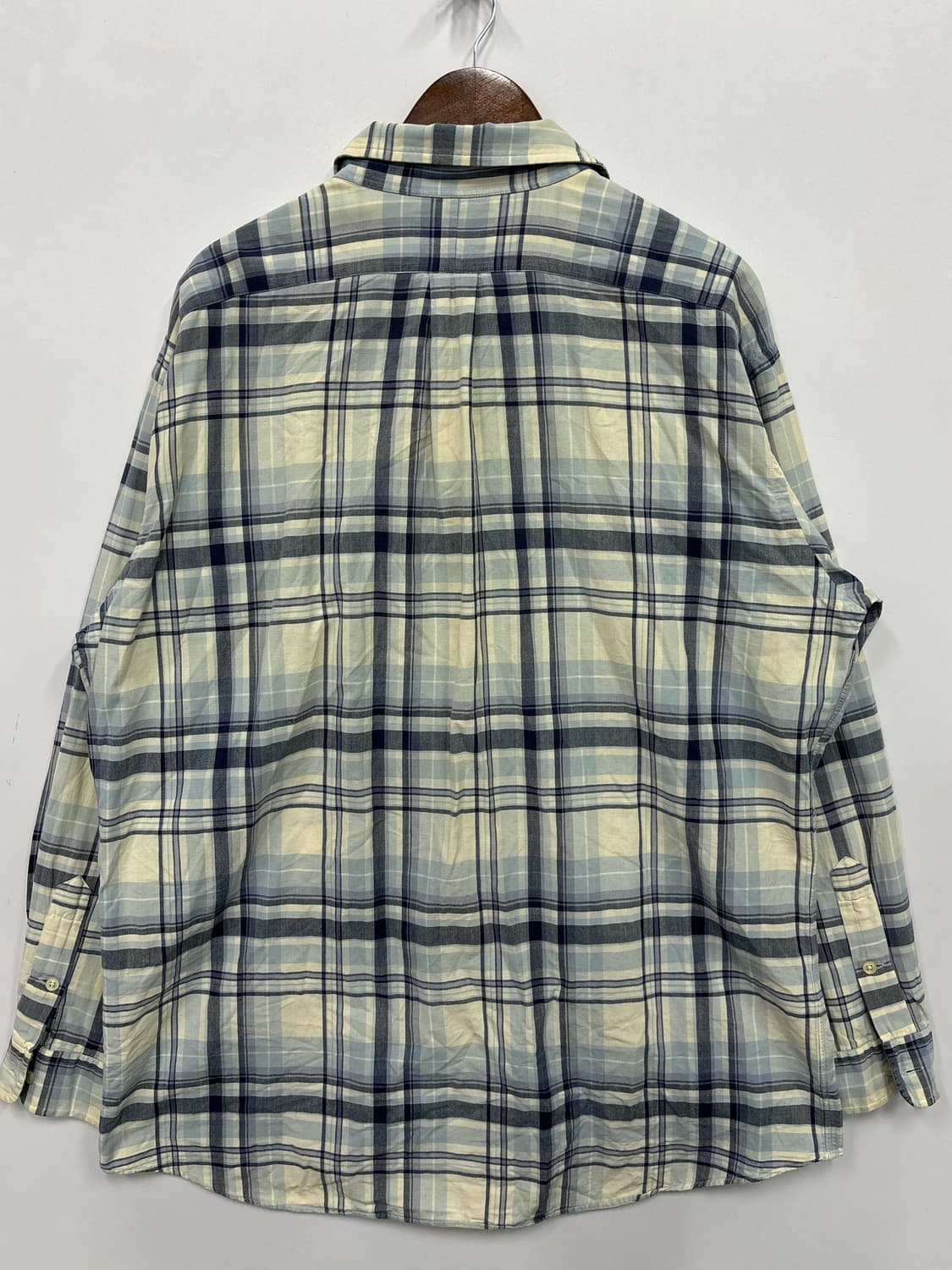 폴로 랄프로렌 네이비 체크 셔츠 상품이미지3