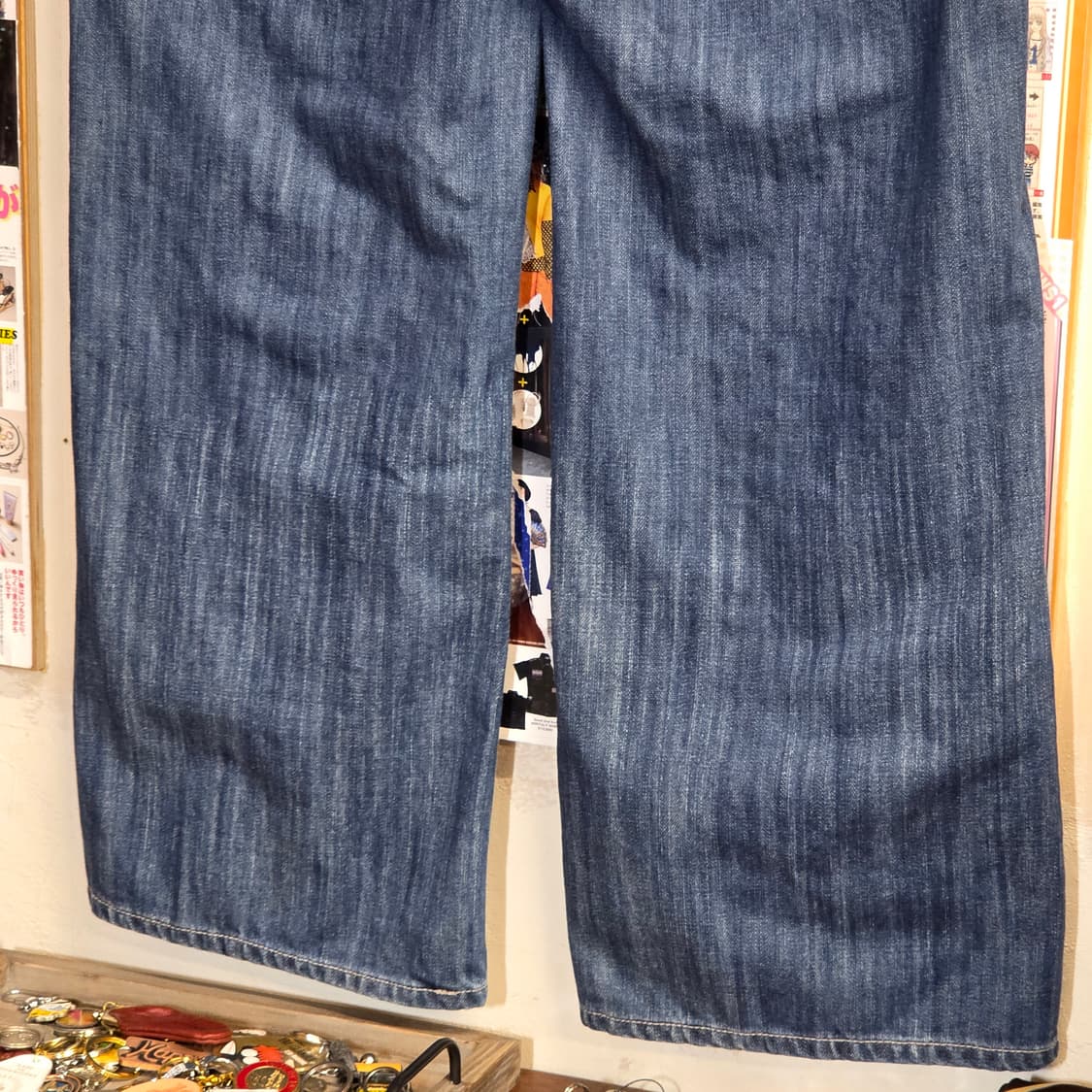 에버라스트 빈티지 워싱 와이드 데님 팬츠 상품이미지5