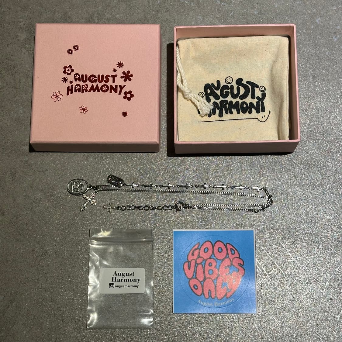 [카리나/수지 착용] 어거스트하모니 엔젤 네크리스 상품이미지4