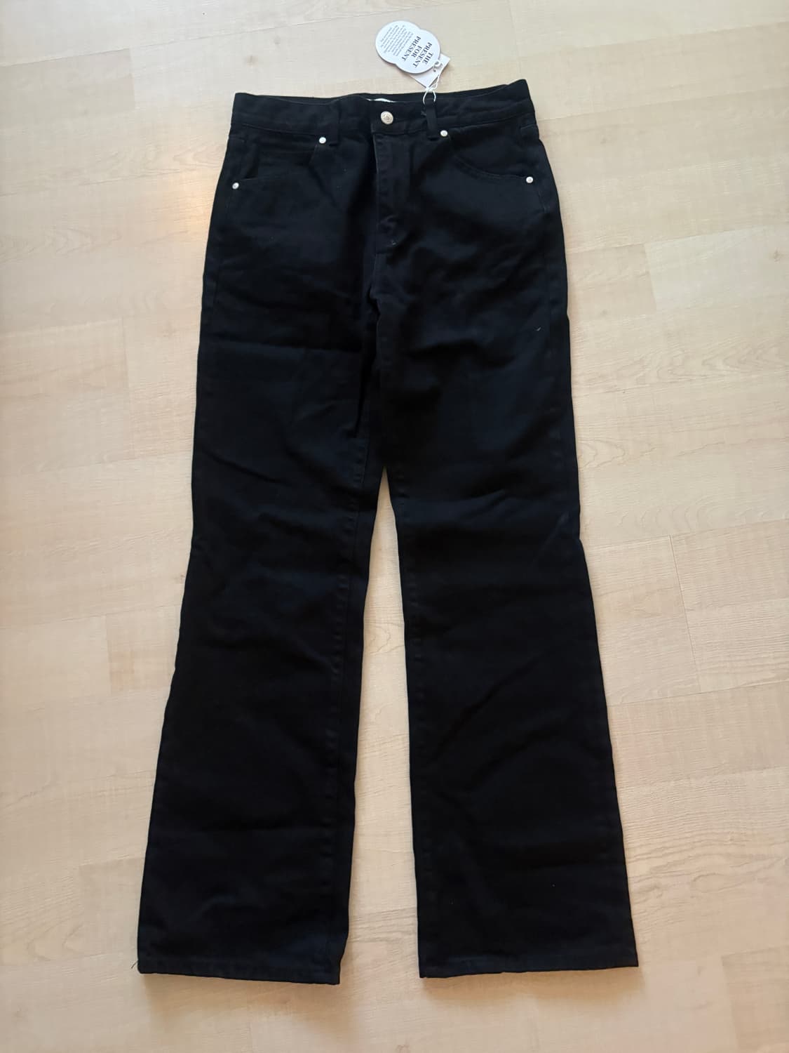 엘무드 플레어 팬츠 블랙 새상품 46 상품이미지5