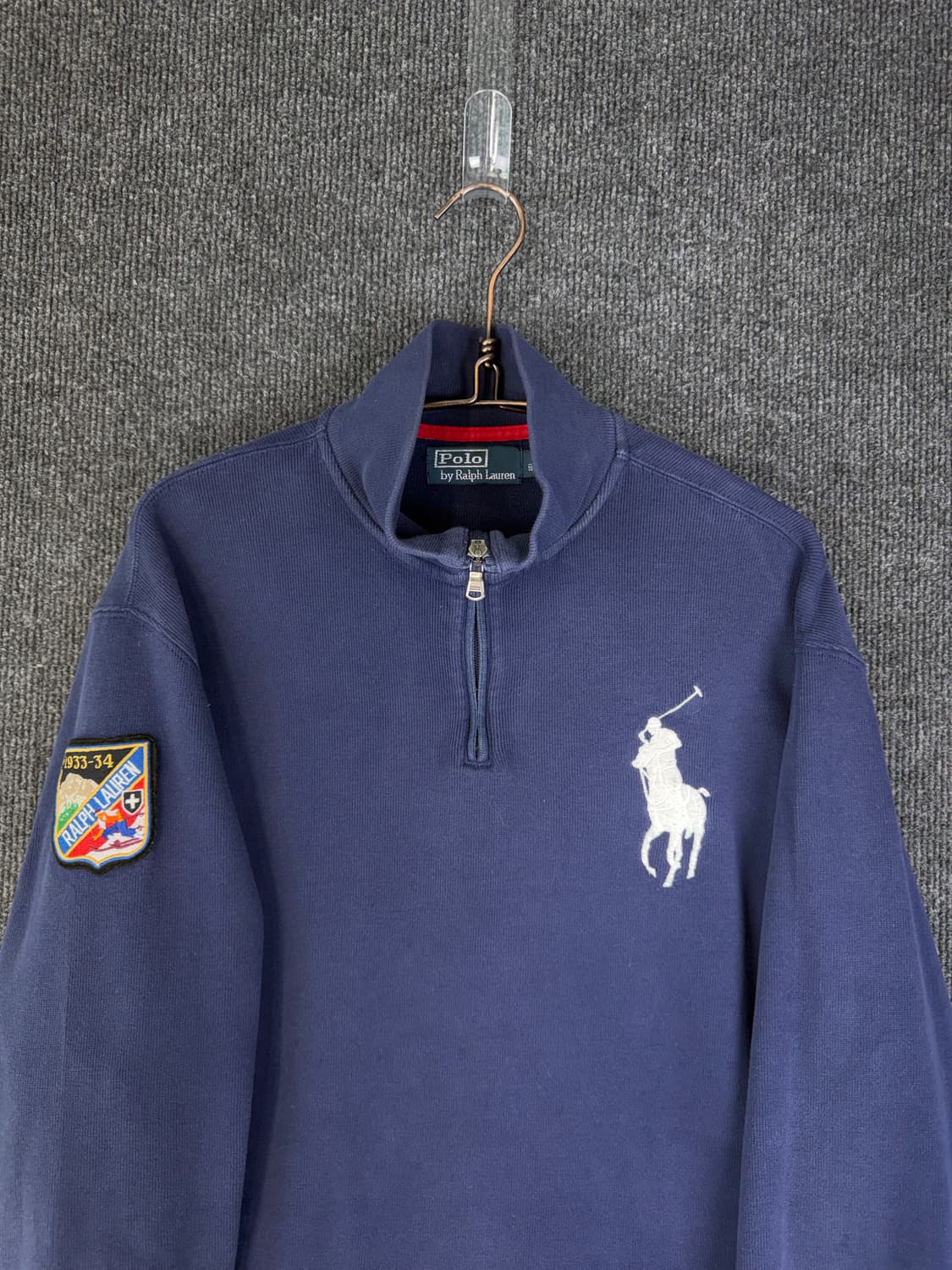 폴로랄프로렌 스키패치 하프집업 코튼니트 상품이미지2