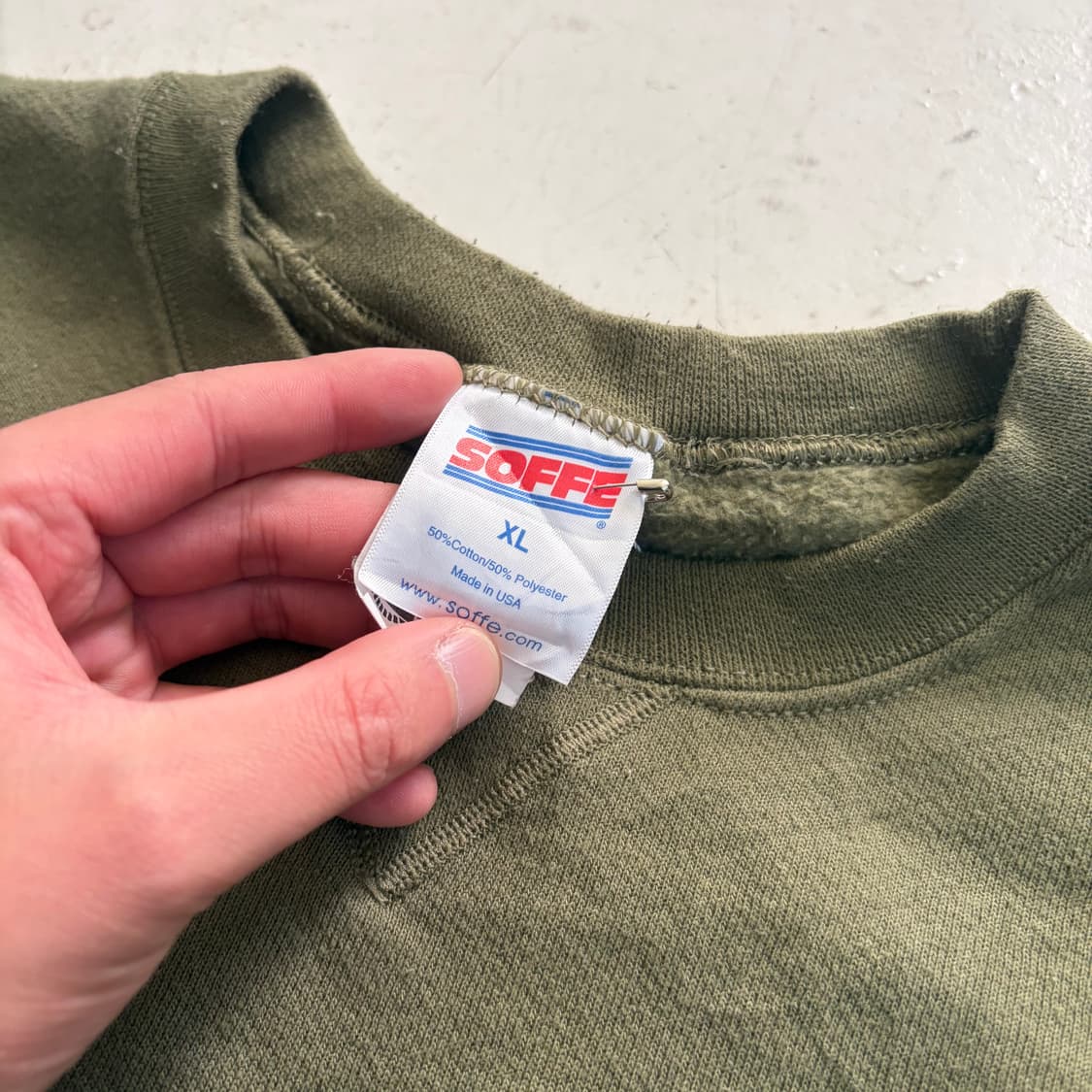 USMC SOFFE OG 빈티지 스웻셔츠 XL 상품이미지6