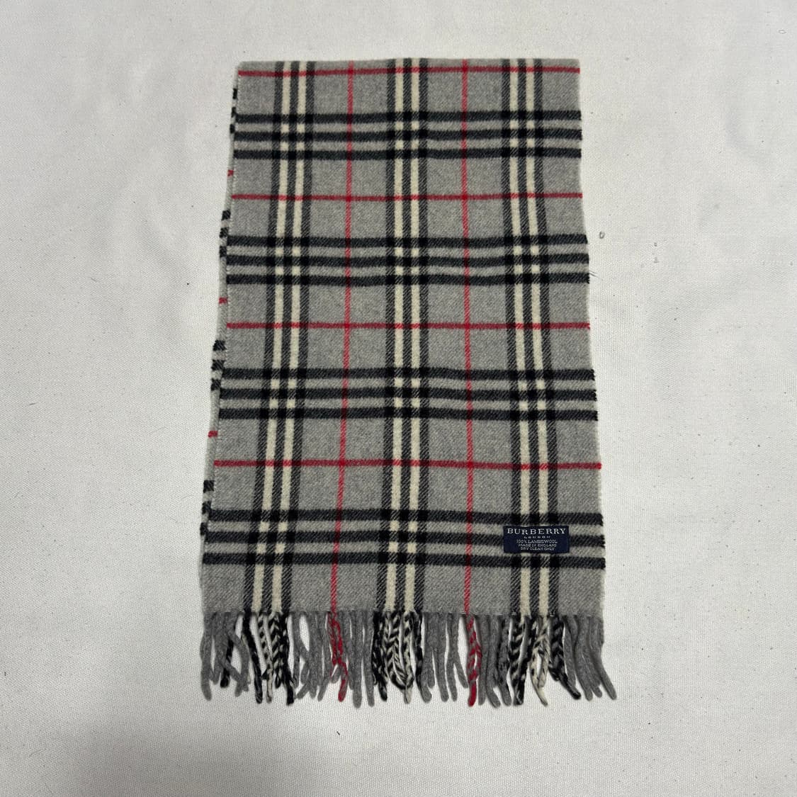 버버리 그레이 노바체크 램스울 머플러 상품이미지3