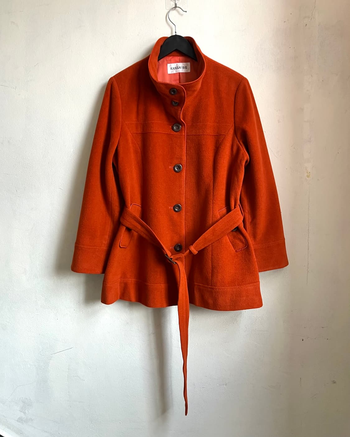 KANSAI BIS Vintage Belted Wool Coat 상품이미지3