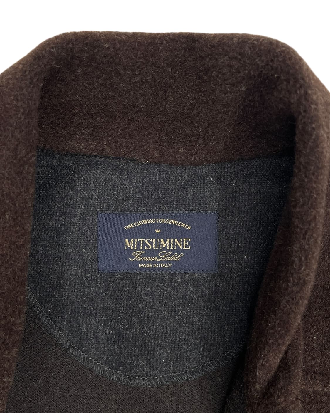 미츠미네 클래식 울 블루종 상품이미지9