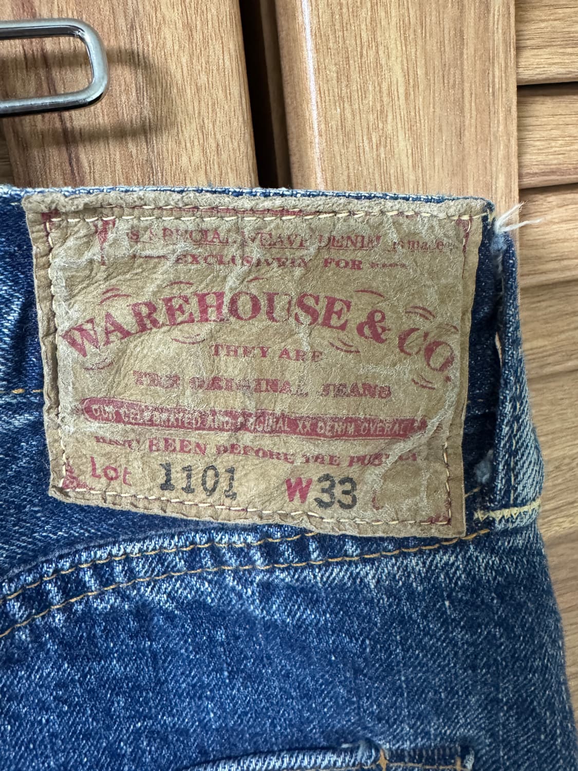 웨어하우스 1101 2nd 33사이즈 상품이미지3