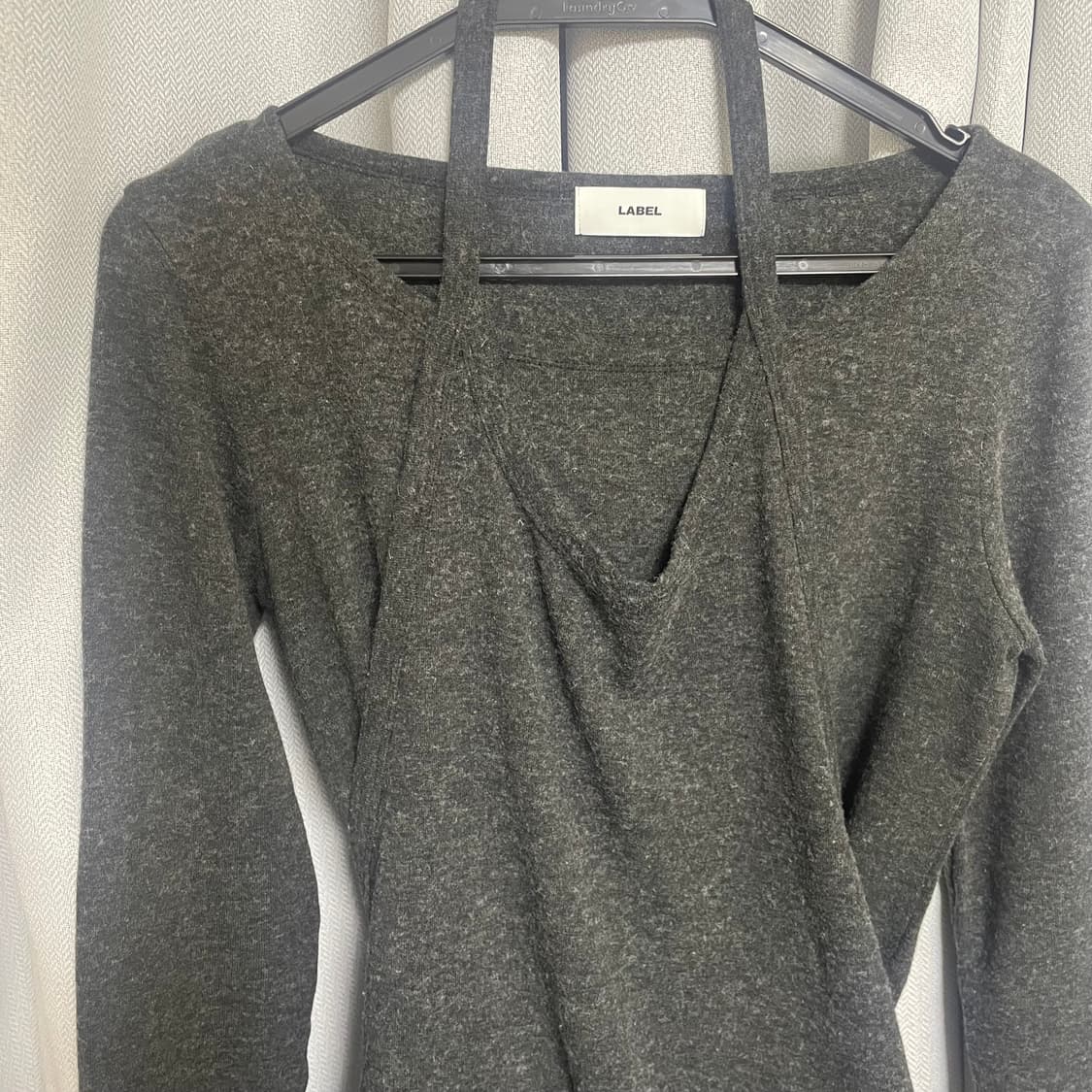 [LABEL] 라벨아카이브 홀터넥 탑 Tala angora halter  상품이미지9