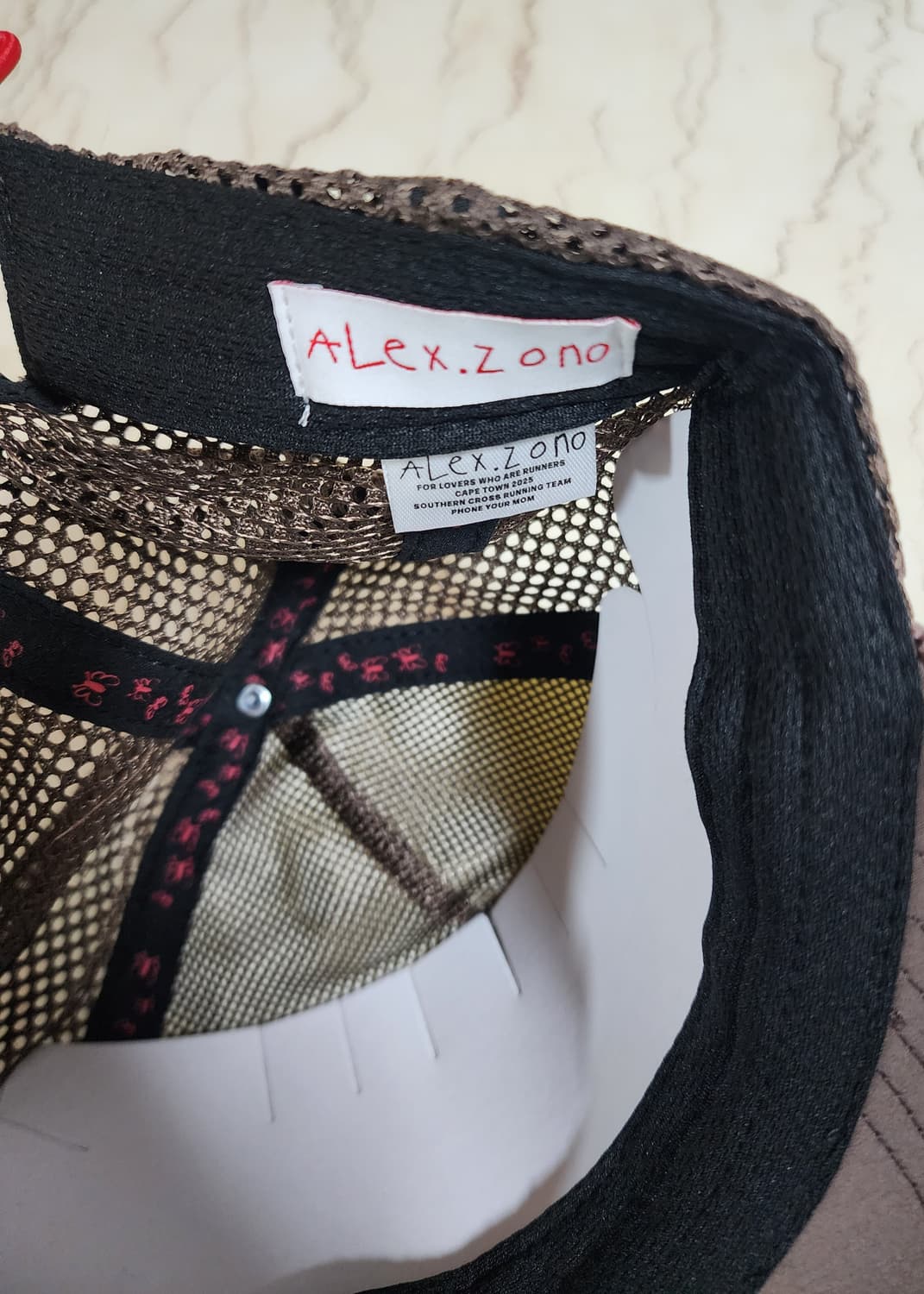 알렉스 조노 아이 디그 러닝 트러커 햇 OG 브라운 상품이미지8