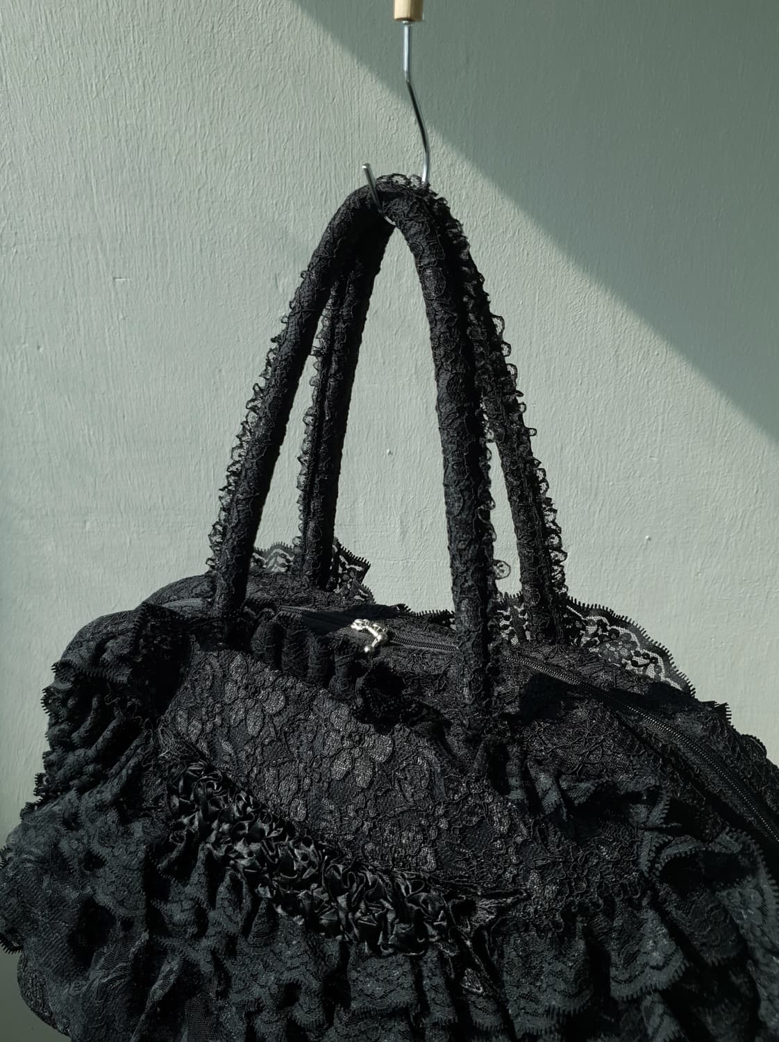 Vintage frill lace boston bag 상품이미지6