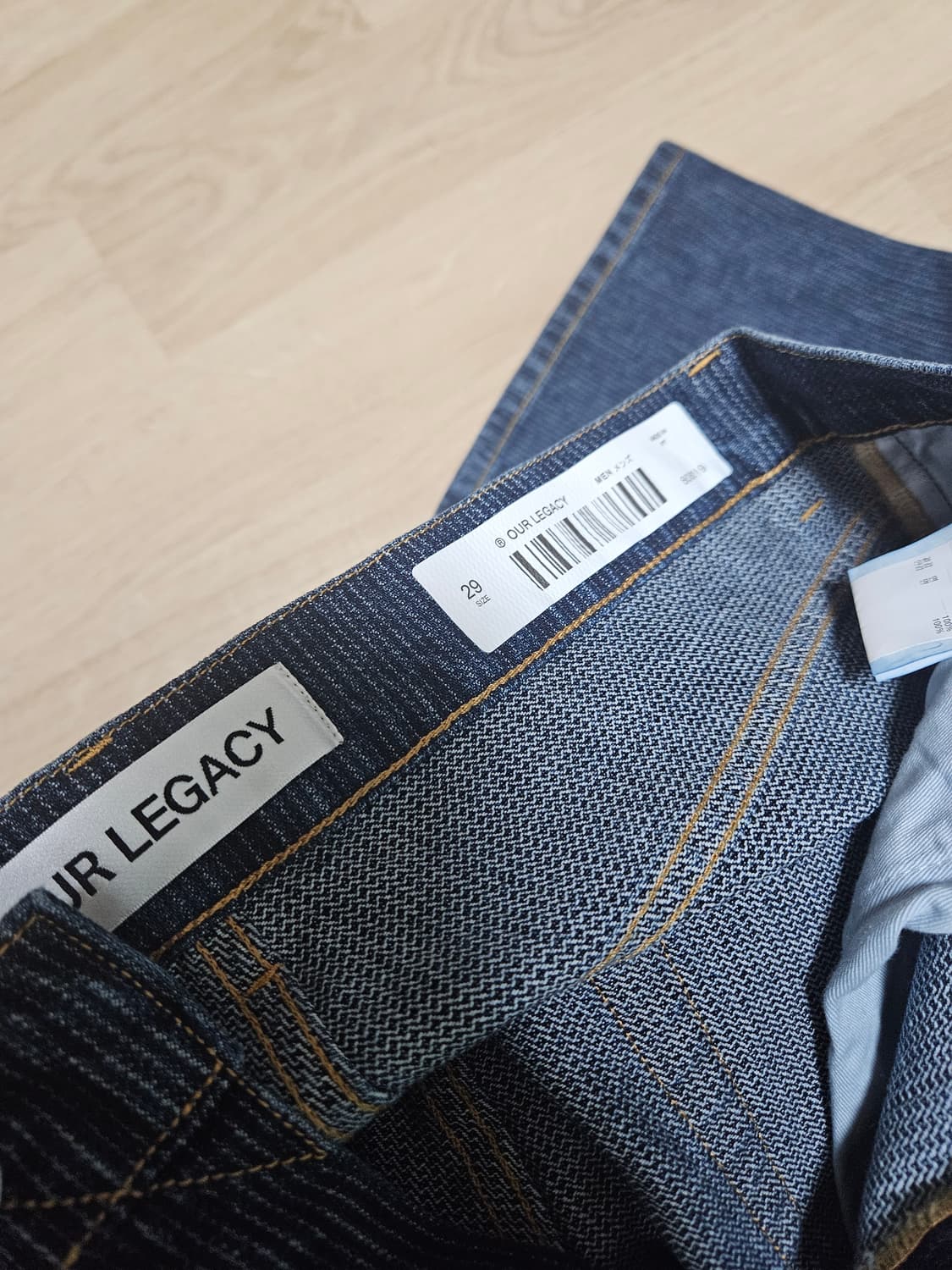 아워레가시 써드컷 딥블루 체인 트윌 상품이미지4