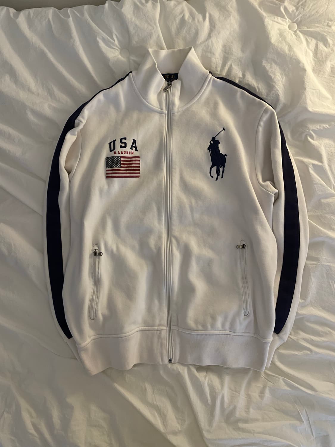 폴로 랄프로렌 빅포니 성조기 트랙집업 상품이미지1