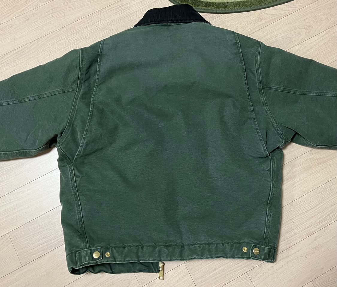 (거의 새상품)칼하트 WIP OG 디트로이트 자켓 올리브 블랙스톤 캔버스 상품이미지4