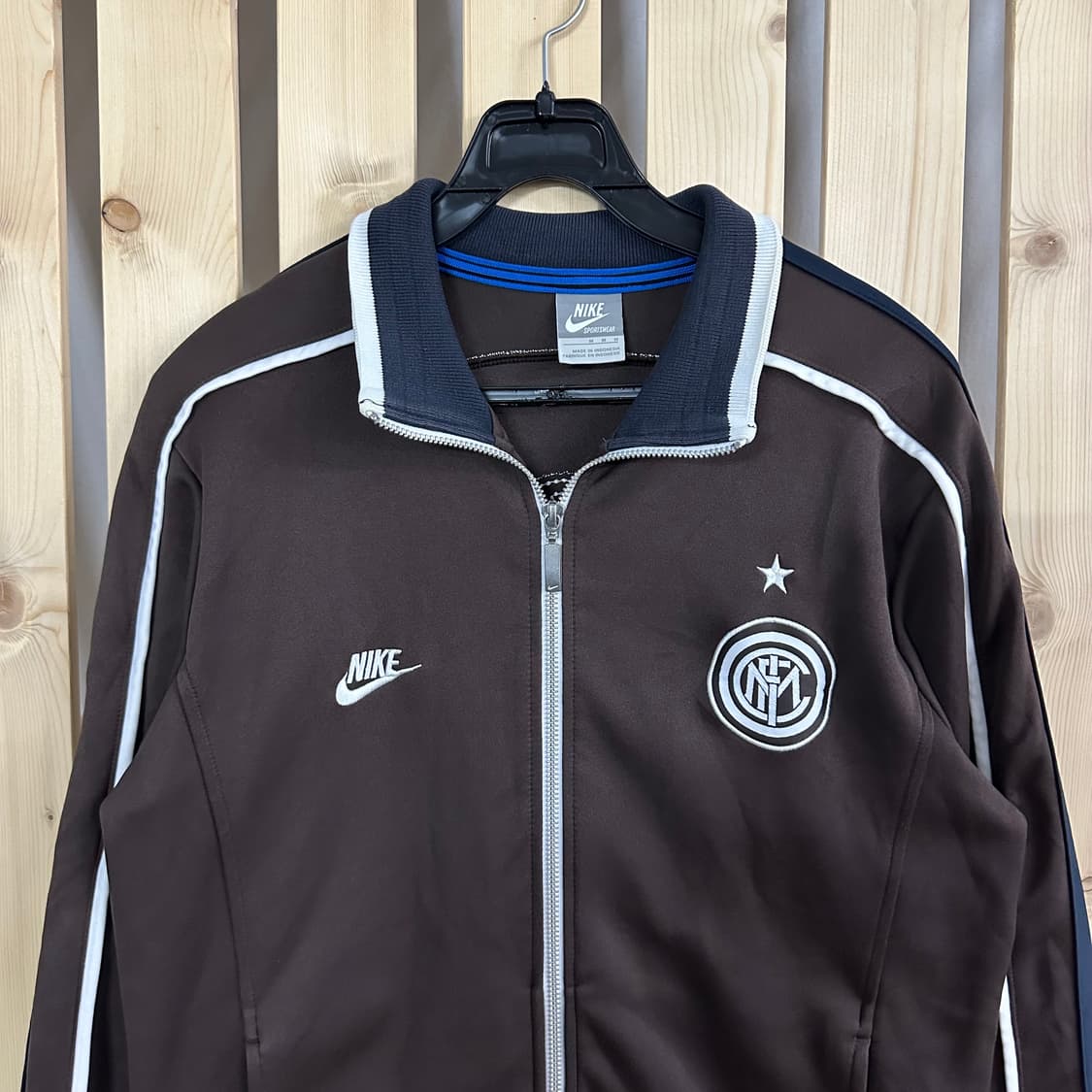 (M) 나이키 인터밀란 브라운 져지 트랙탑 상품이미지4