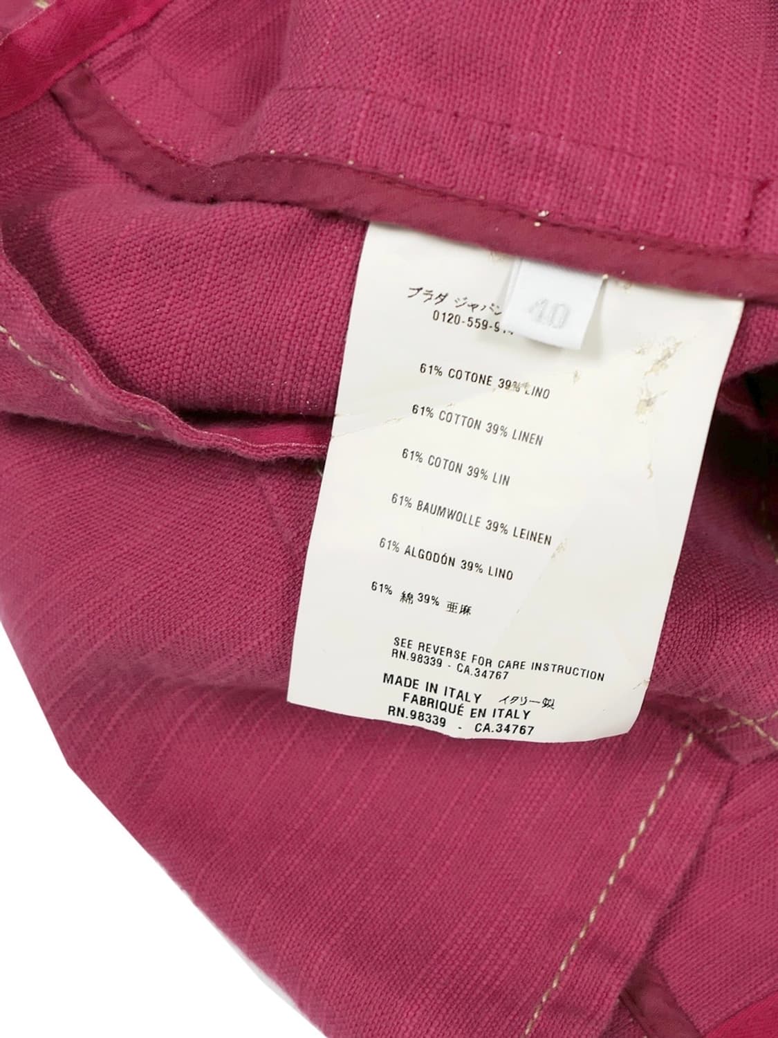 Miu Miu pocket linen jacket 상품이미지6
