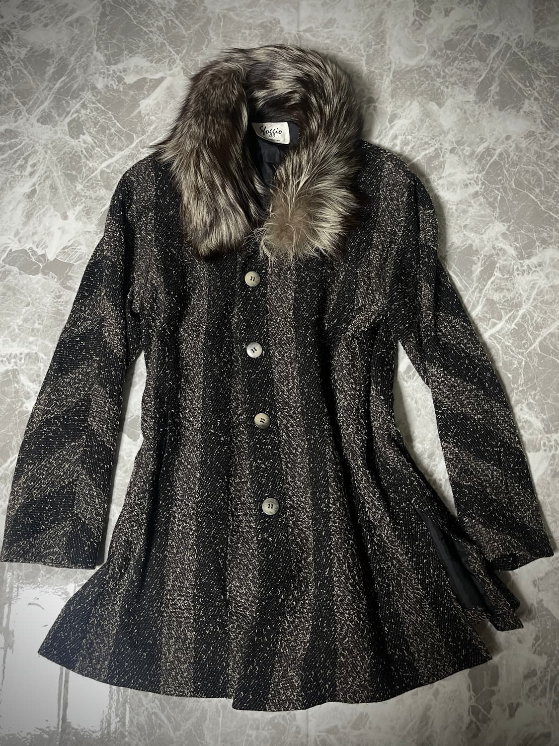 stripe long coat 상품이미지5