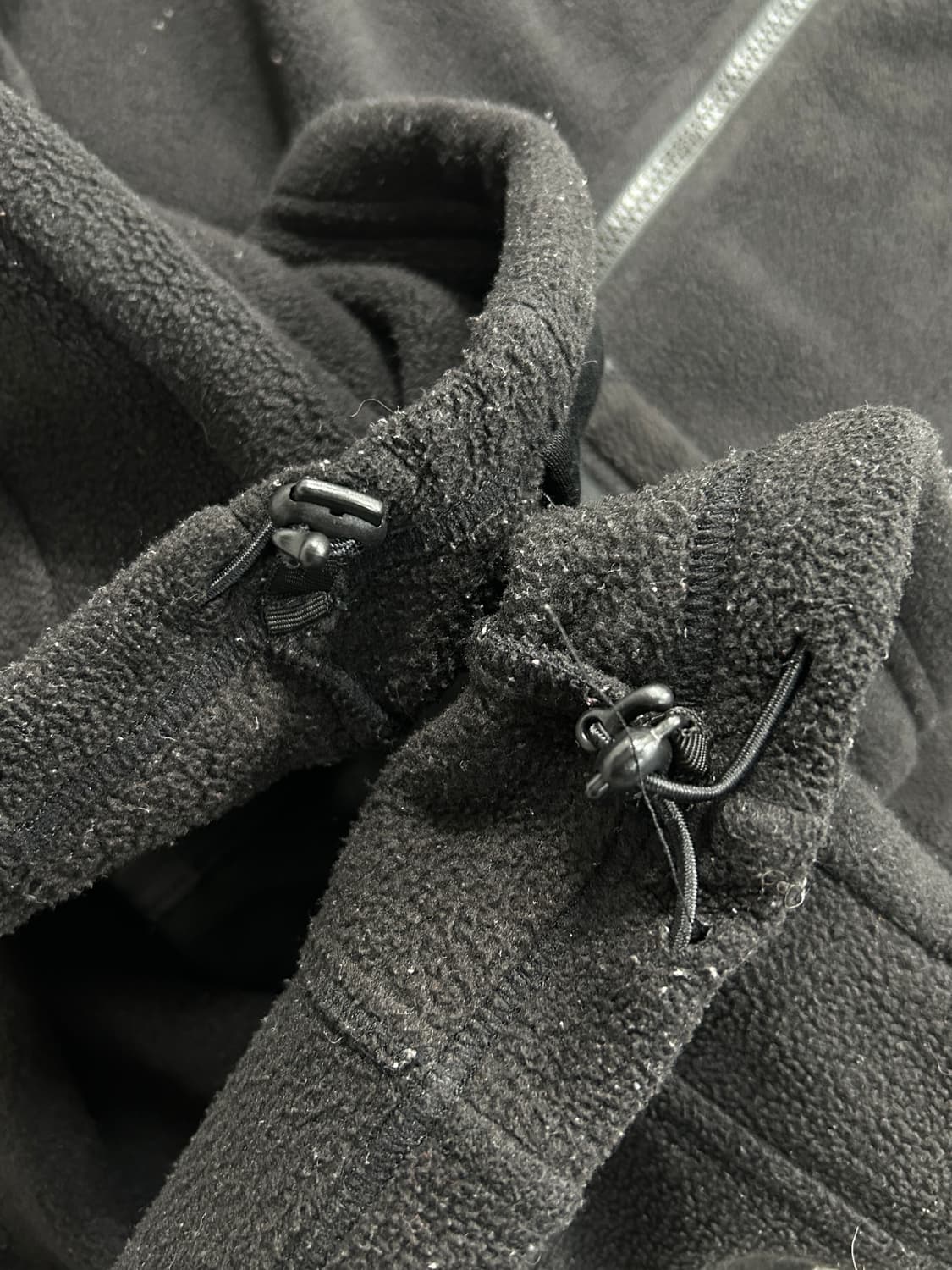 노스페이스 블랙 플리스 집업 M  상품이미지6