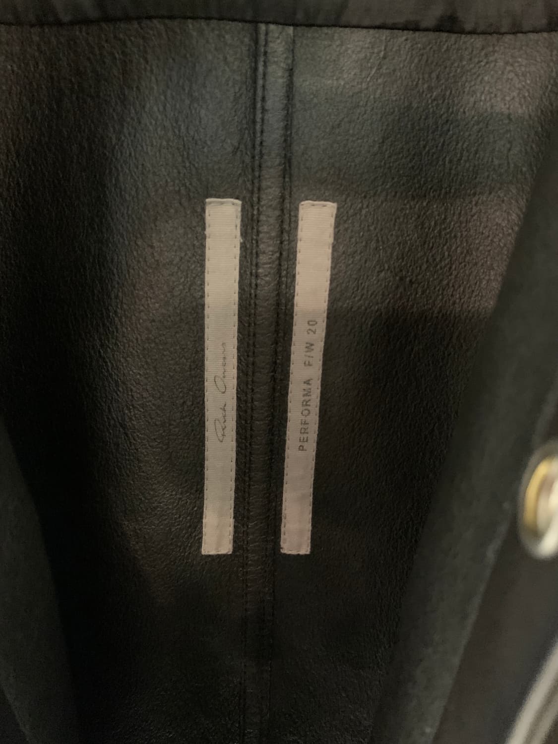 20FW 릭오웬스 레더 아우터셔츠 52 상품이미지4