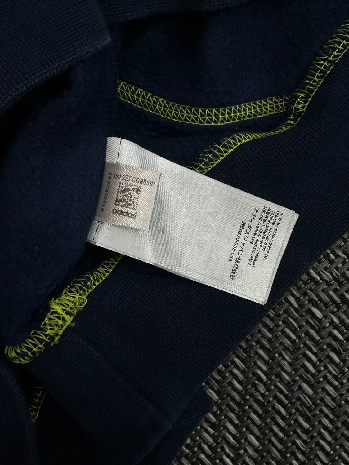 아디다스 후드티 네이비 상품이미지6