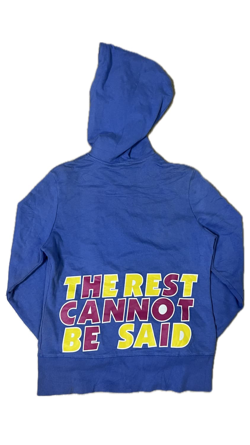 Co&lu 빅 로고 블루 후드집업 상품이미지6