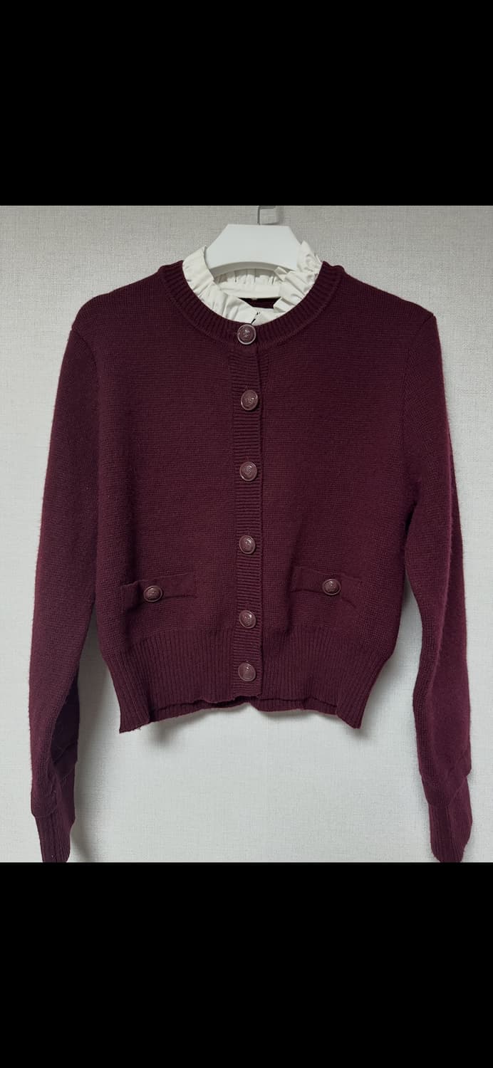 산드로 프릴 가디건 새상품 상품이미지3