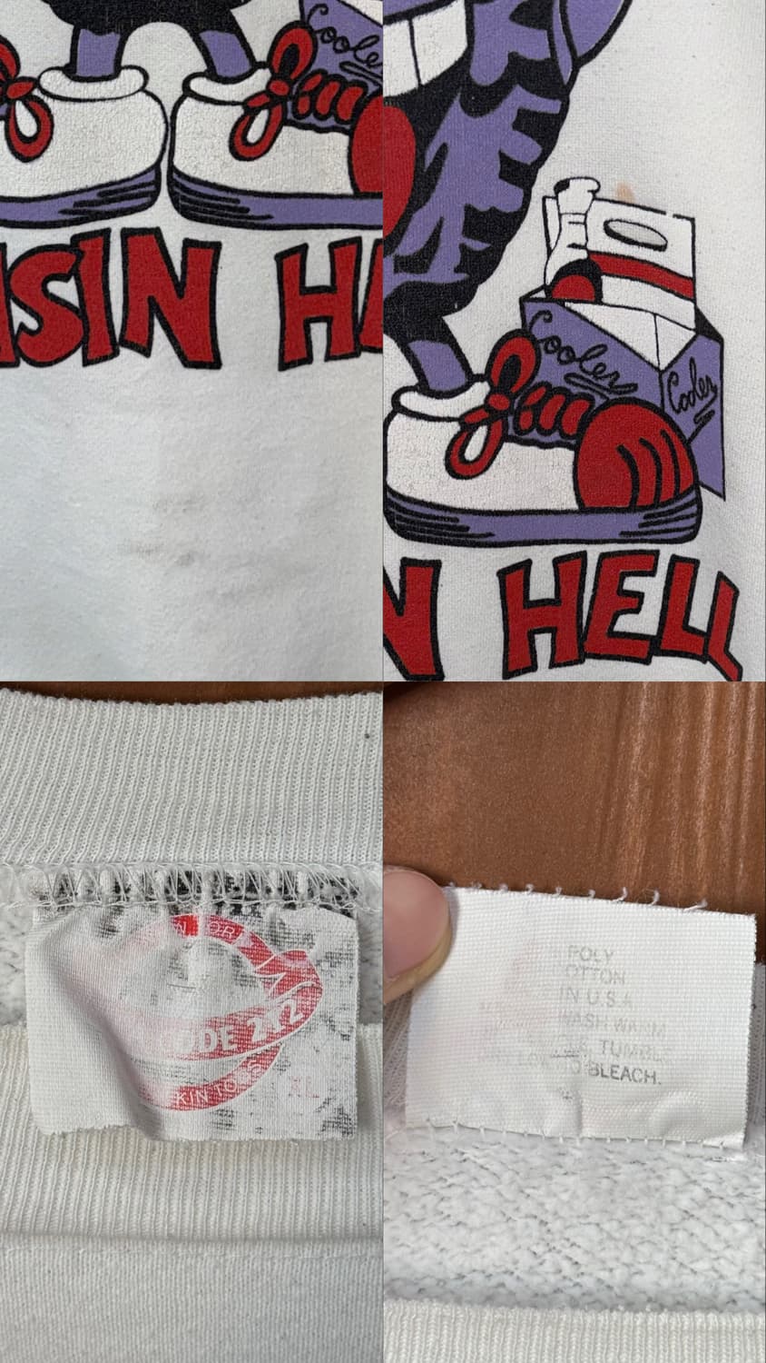 80s Raisin hell 스웻셔츠 상품이미지10