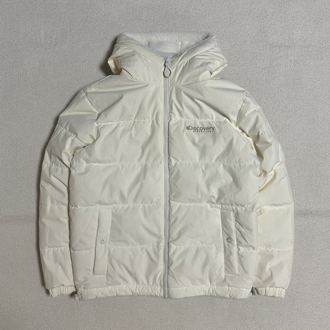 디스커버리 익스페디션 케이드 후드 리버시블 RDS 구스다운 숏패딩 상품이미지2