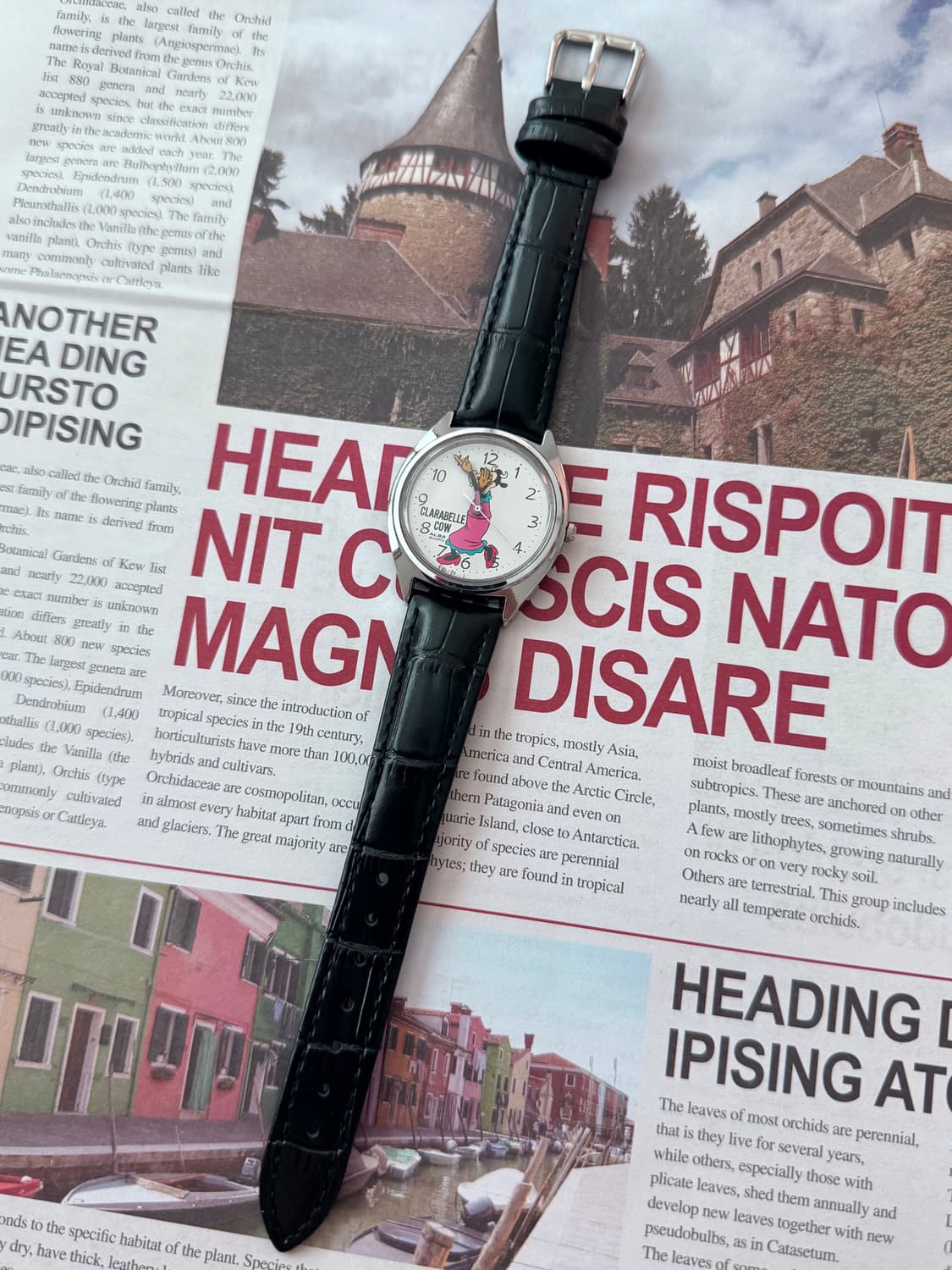 Seiko 세이코 ALBA Quartz Clarabelle cow 상품이미지2