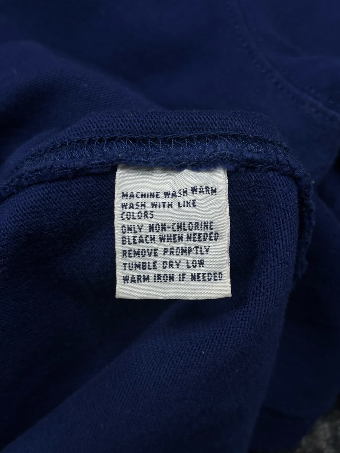 폴로 크레스트 자수 블루 긴팔 카라티 상품이미지7