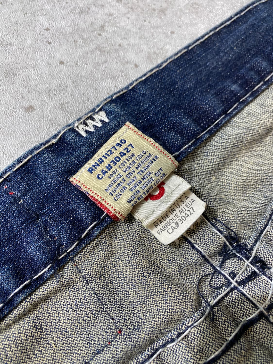 [32] True Religion 트루릴리전 슈퍼 T 부츠컷 데님팬츠 상품이미지9