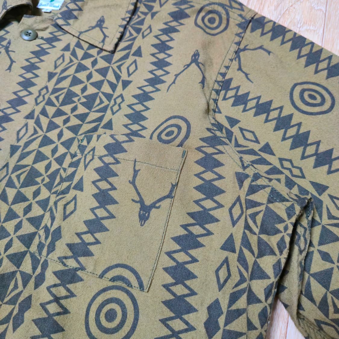 South2 West8 카키 헌팅 셔츠 자켓 상품이미지4