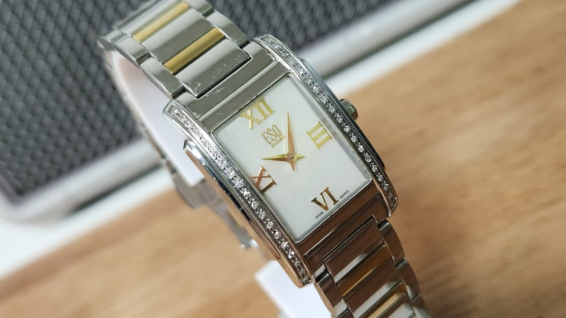 # 스위스 ESQ 모바도 킹스턴 정품 다이아몬드 콤비 여성명품 시계 급처 상품이미지4