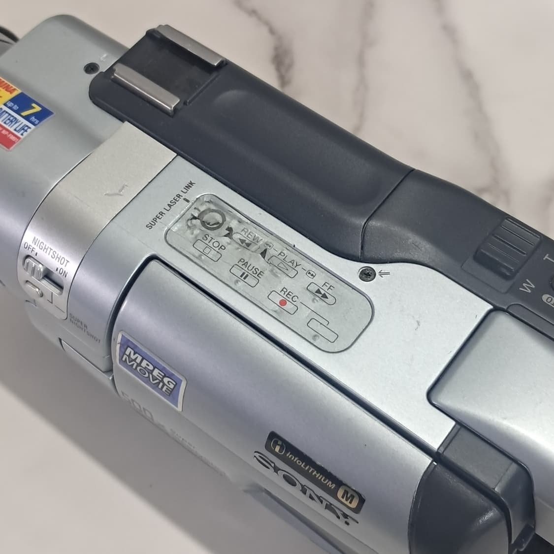 소니 8mm 디지털 핸디캠 DCR-TRV828 빈티지 캠코더 상품이미지4