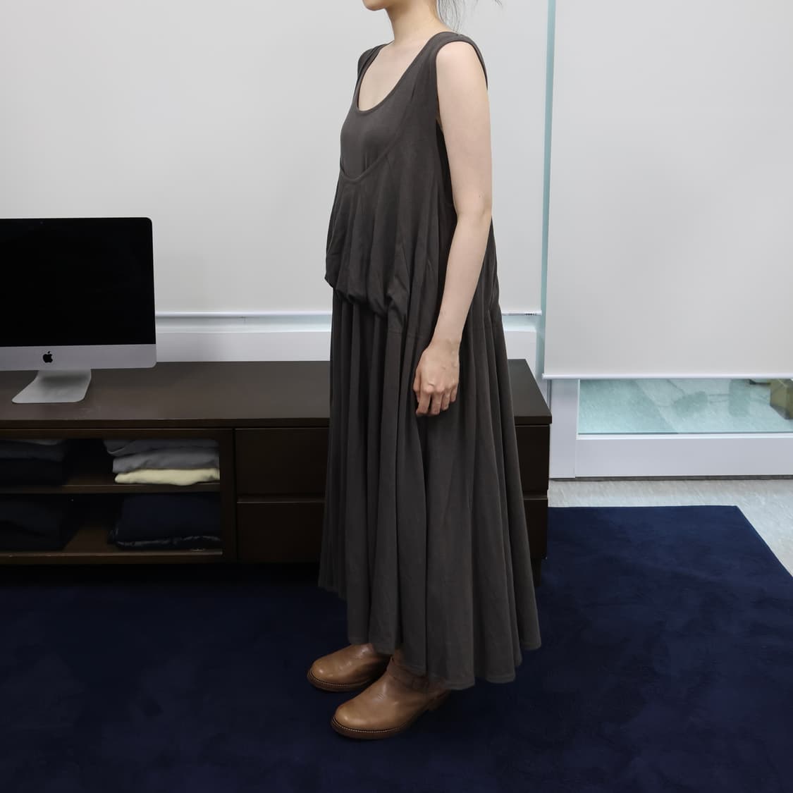 Gomme gathered dress 상품이미지1