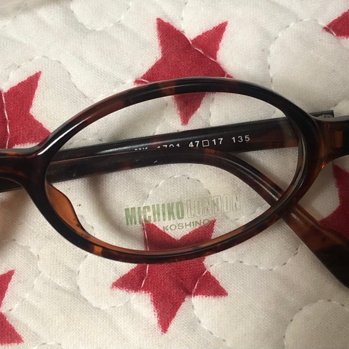 미치코런던 레오파드 빈티지 안경 상품이미지4