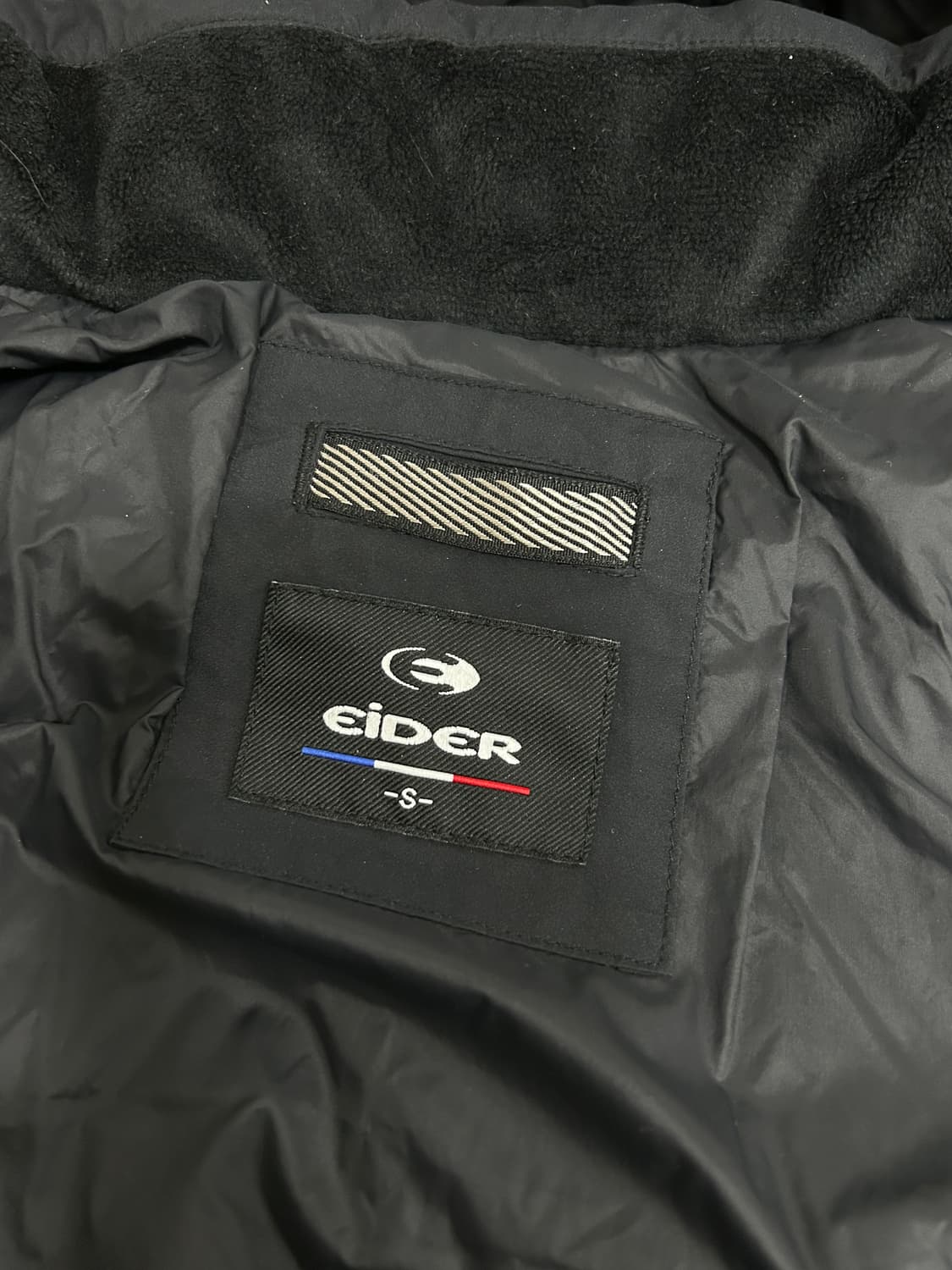 아이더 구스다운 블랙 롱패딩 여성 S 상품이미지5