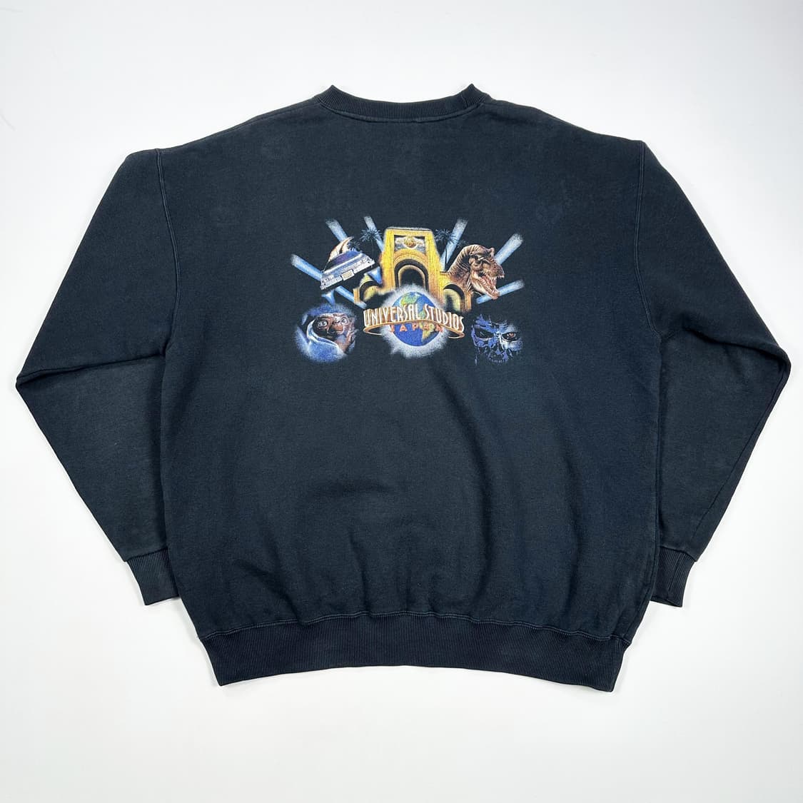 유니버셜스튜디오 재팬 블랙 프린팅 맨투맨 (XL) 상품이미지3