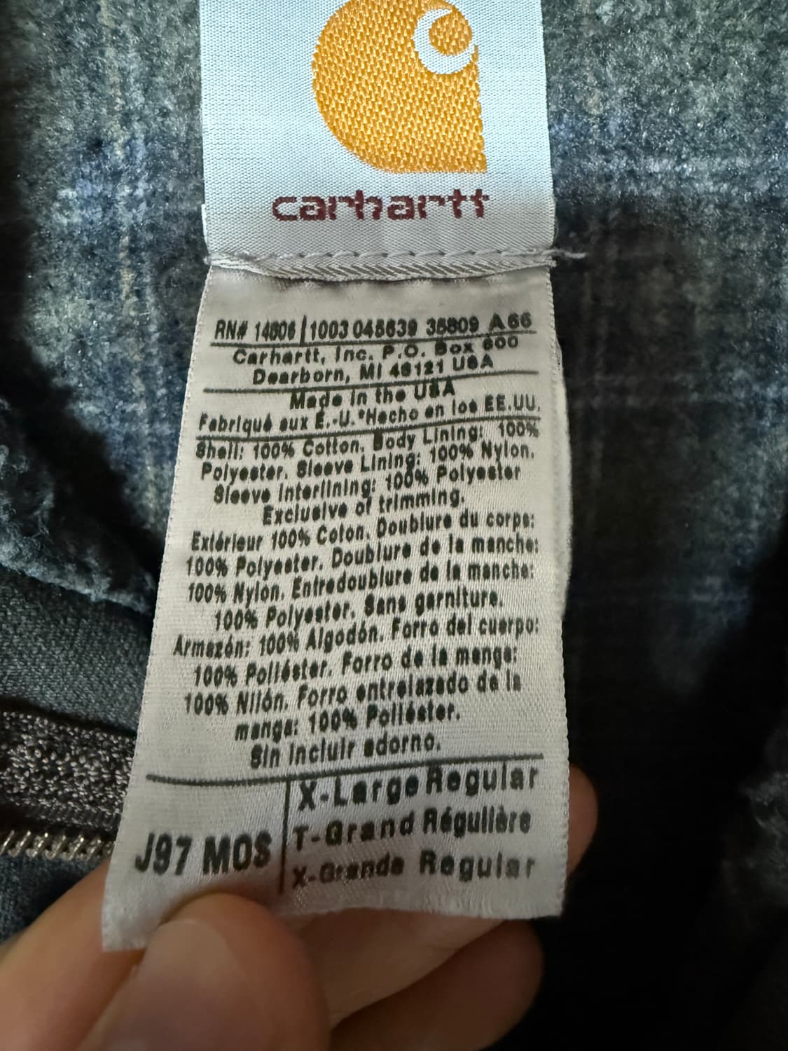칼하트 j97 mos xl 상품이미지4
