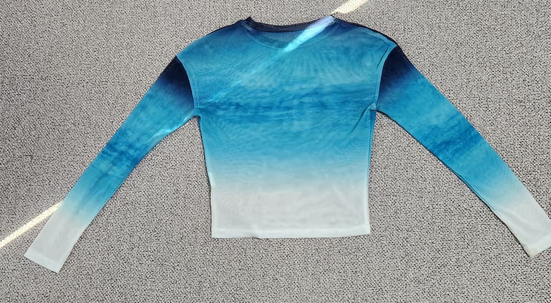 MESH LONG SLEEVES-BLUE 상품이미지2