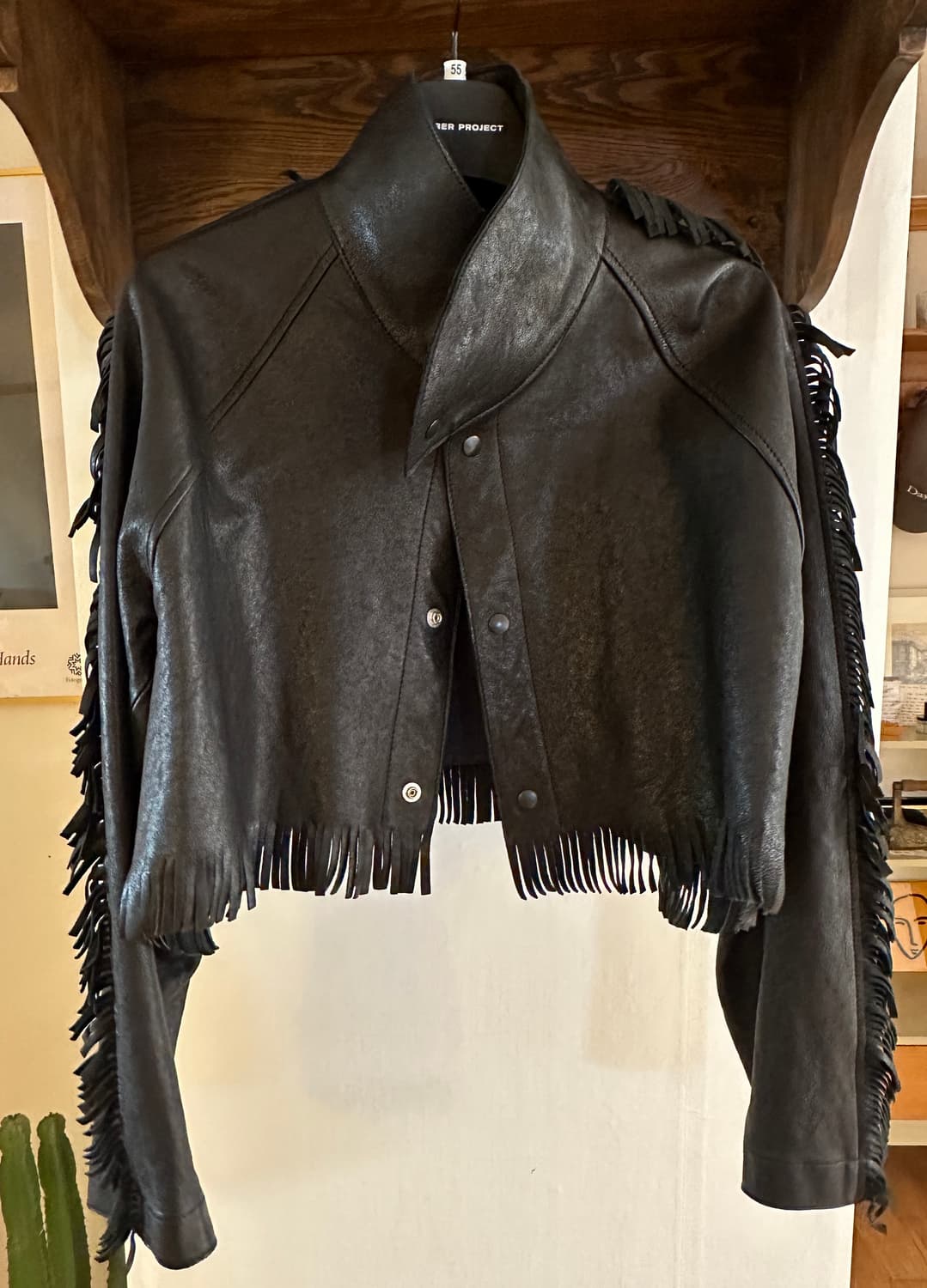 스탠드얼론 standalone 테슬 가죽 자켓 (F) 상품이미지4