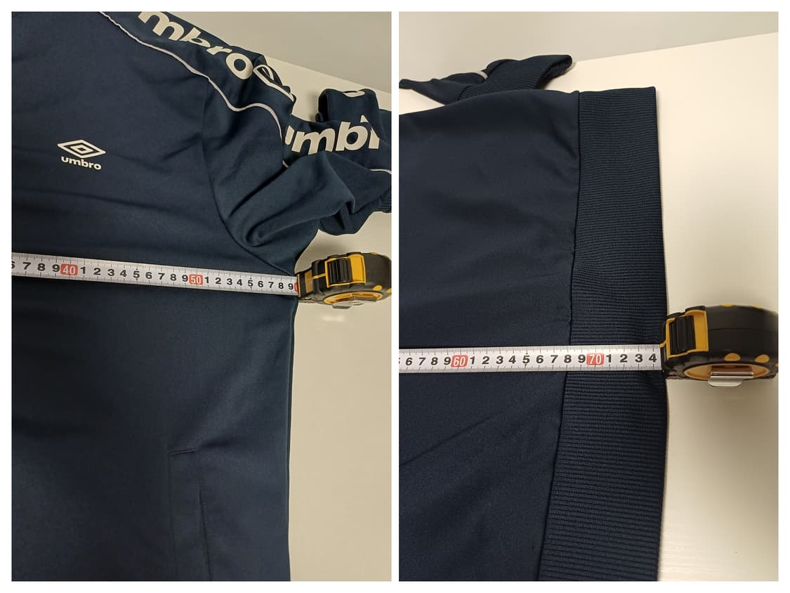 [105/XL] 엄브로 헤리티지 사이드 로고 테이프 트랙탑 져지 네이비 상품이미지7