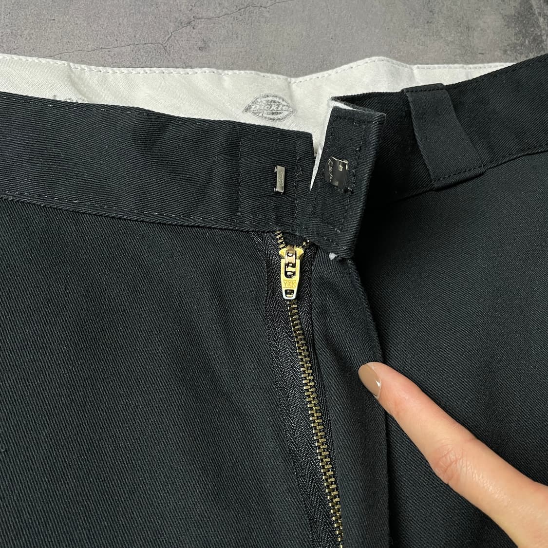 DICKIES 디키즈 빈티지 블랙 더블니 워크 팬츠 A00835 상품이미지3