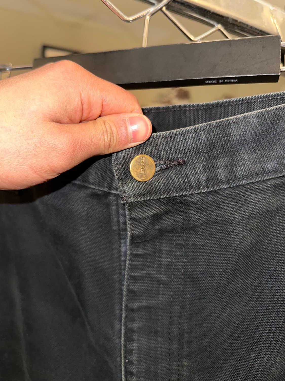 00’s Carhartt canvas distressed work PT 상품이미지7