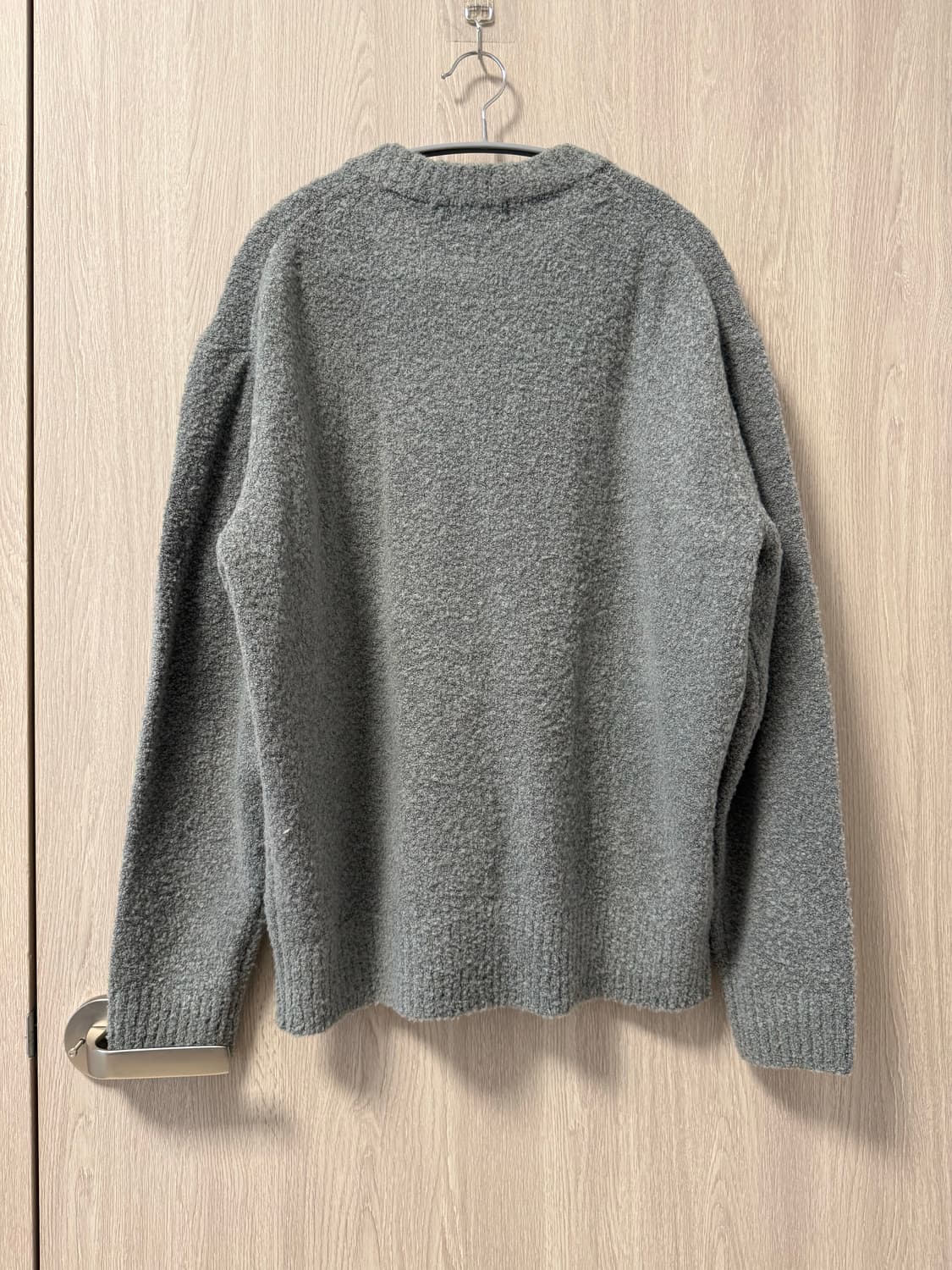 TNGT 라운드넥 가디건 그레이 100 상품이미지7